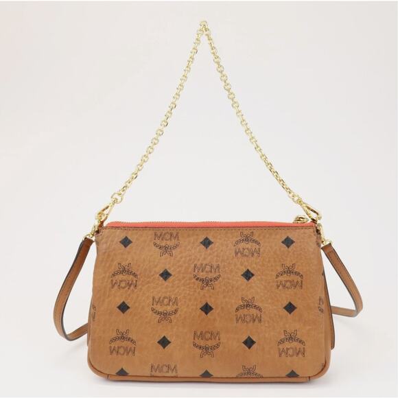 💎✨BEAUTIFUL✨💎Authentic MCM Visetos Leather 2WAY Hand Bag Shoulder Bag - Picture 2 of 14